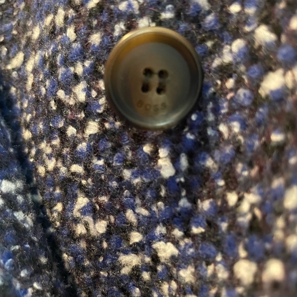 Hugo Boss dieselstrasse tweed size 12 womens blazer jacket - Picture 6 of 8